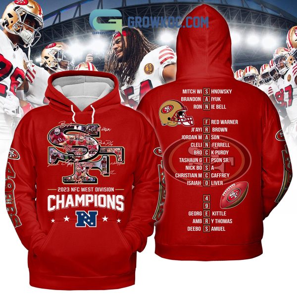 2023 NFC West Divison Champions SF San Francisco 49ers Hoodie Shirts