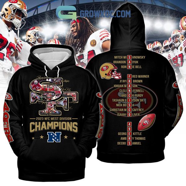 2023 NFC West Divison Champions SF San Francisco 49ers Hoodie Shirts