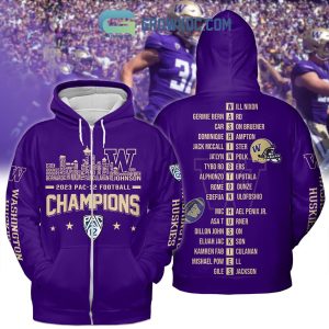 2023 Washington Huskies Pac 12 City Horizon Purple Design Hoodie Shirts