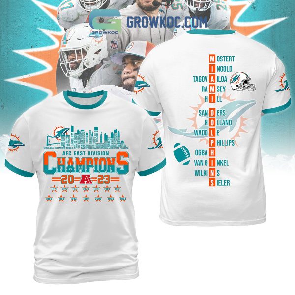 AFC East Division Champions 2023 Miami Dolphins Hoodie T Shirt