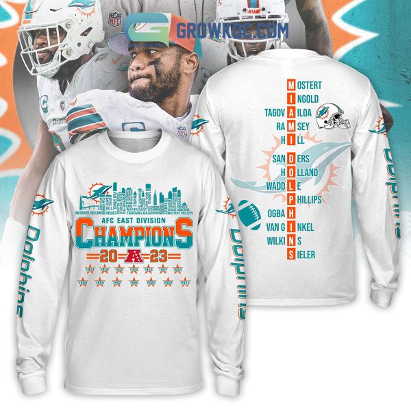 AFC East Division Champions 2023 Miami Dolphins Hoodie T Shirt