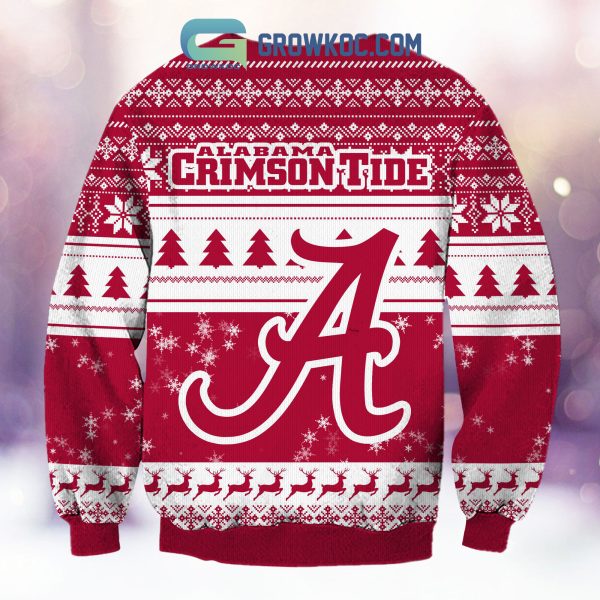 Alabama Crimson Tide Grinch NCAA Christmas Ugly Sweater