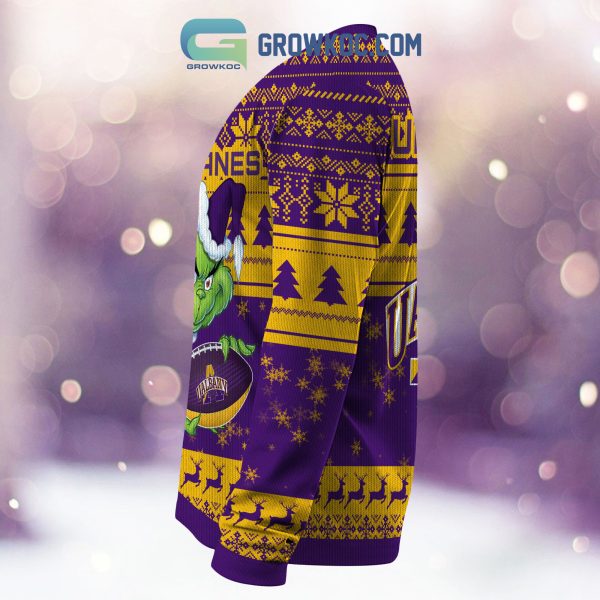 Albany Great Danes Grinch NCAA Christmas Ugly Sweater