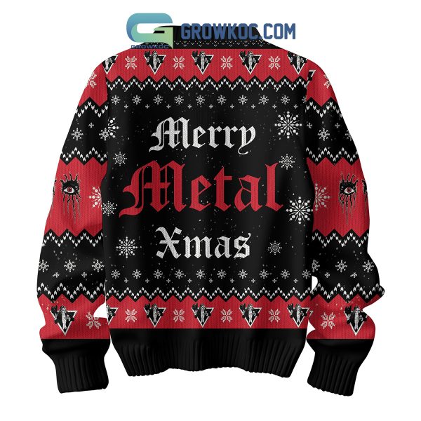 Alice Cooper Merry Metal Christmas Ugly Sweater