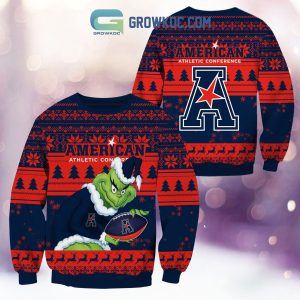 American Athletic Conference Grinch NCAA Christmas Ugly Sweater
