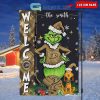 Boston Bruins Grinch Christmas Personalized House Garden Flag Canvas