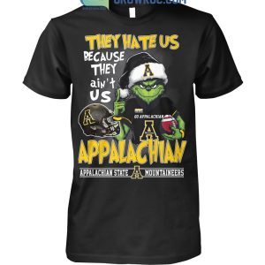Appalachian State Mountaineers Grinch Hate Us T-Shirt