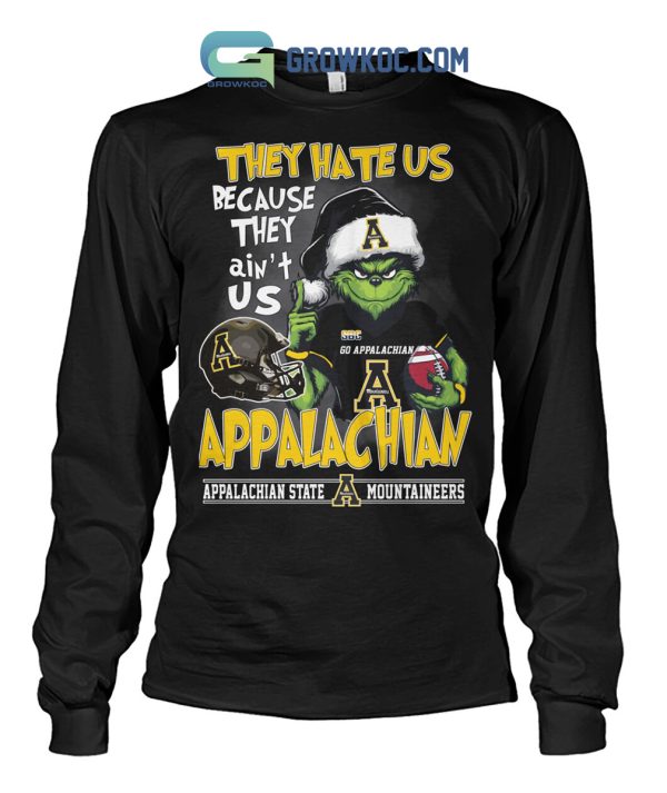 Appalachian State Mountaineers Grinch Hate Us T-Shirt