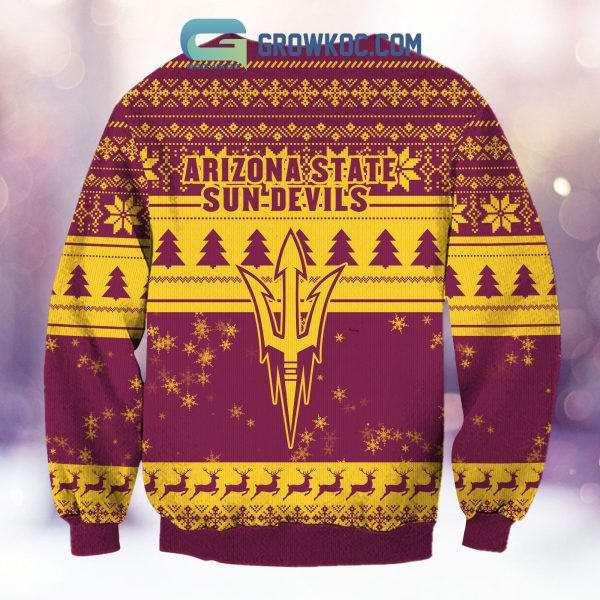 Arizona State Sun Devils Grinch NCAA Christmas Ugly Sweater