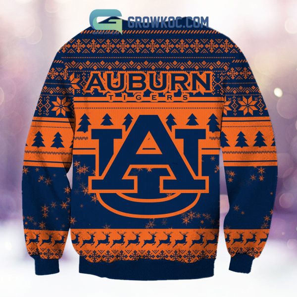 Auburn Tigers Grinch NCAA Christmas Ugly Sweater