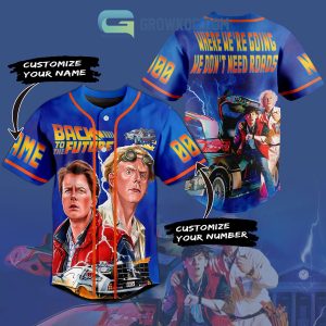 Back To The Future Personalized Baseball Jersey