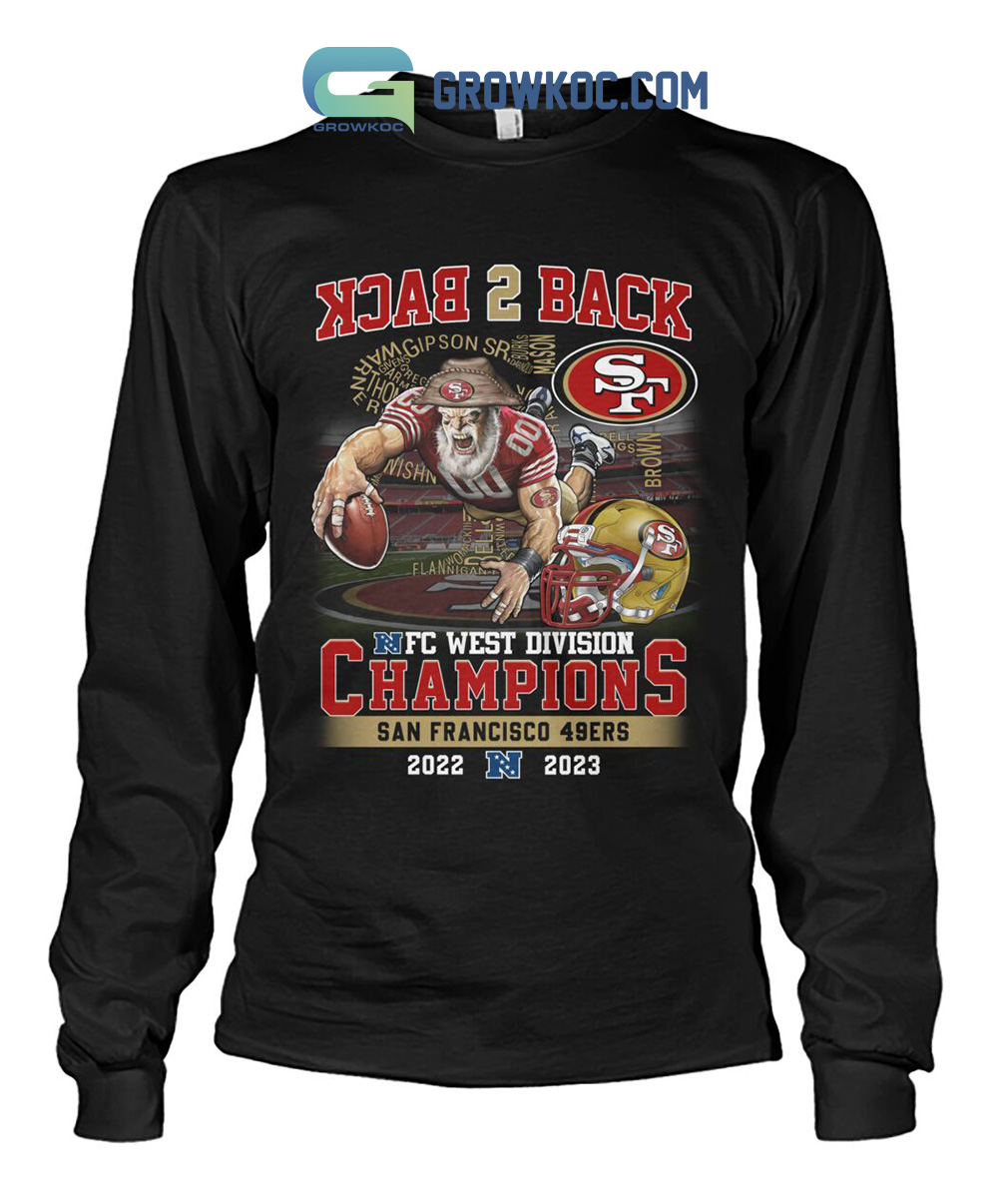 2023 NFC West Divison Champions SF San Francisco 49ers Hoodie Shirts -  Growkoc