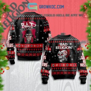 Bad Religion No Gods No Masters Christmas Ugly Sweater