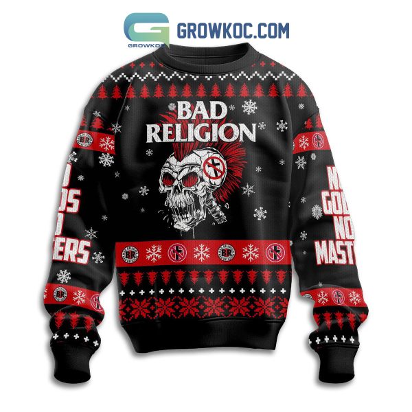 Bad Religion No Gods No Masters Christmas Ugly Sweater
