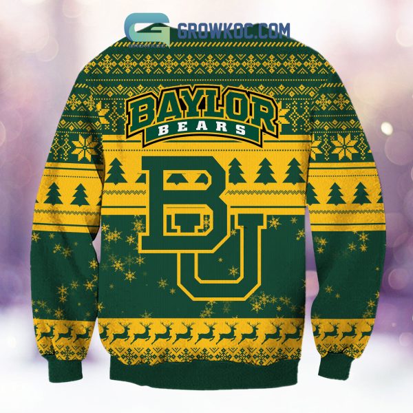 Baylor Bears Grinch NCAA Christmas Ugly Sweater