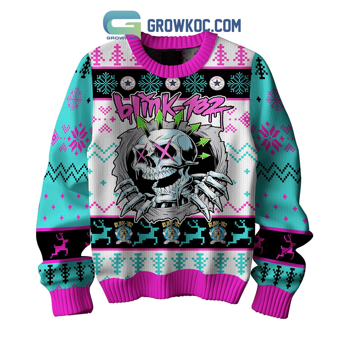 Punk rock sales christmas sweaters