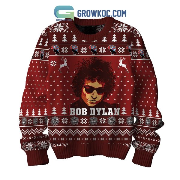 Bob Dylan May You Stay Forever Young Christmas Ugly Sweater