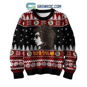 Bob Dylan Side Tracks Christmas Ugly Sweater