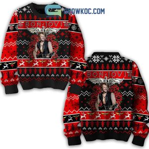 Bon Jovi Bed of Roses Ugly Sweater