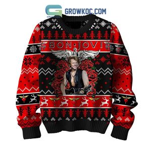 Bon Jovi Bed of Roses Ugly Sweater