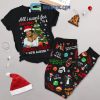 DJ Khaled Under The Tree Santa Christmas Fleece Pajamas Set