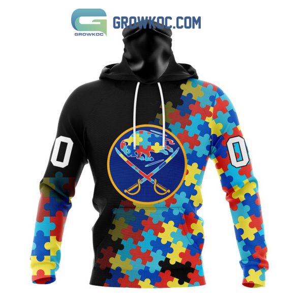 Buffalo Sabres Puzzle Design Autism Awareness Personalized Hoodie Shirts