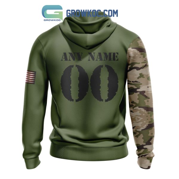 Carolina Panthers Personalized Veterans Camo Hoodie Shirt