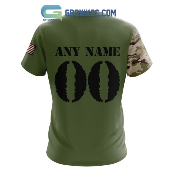 Carolina Panthers Personalized Veterans Camo Hoodie Shirt