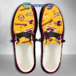 Central Michigan Chippewas Supporters Gift Merry Christmas Custom Name Hey Dude Shoes