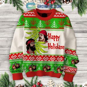 Cheech And Chong Up In Smoke Christmas Ugly Sweater