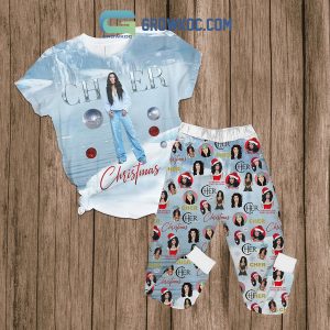 Cher The Joy This Season Christmas Fleece Pajamas Set