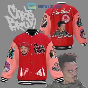 My Heart Big But It Beat Quiet Chris Brown Personalized Baseball Jersey
