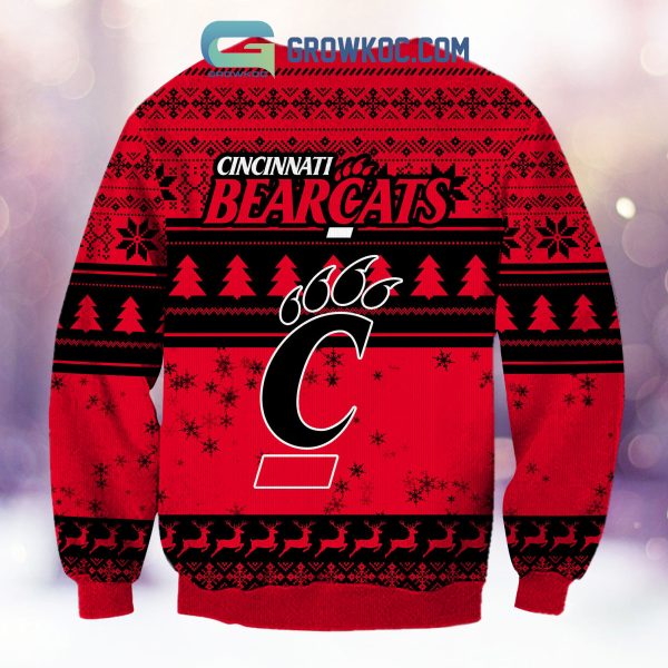Cincinnati Bearcats Grinch NCAA Christmas Ugly Sweater