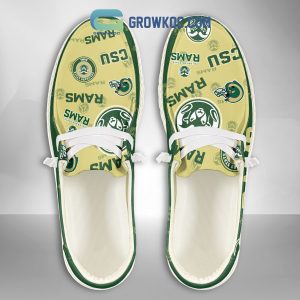 Colorado State Rams Supporters Gift Merry Christmas Custom Name Hey Dude Shoes