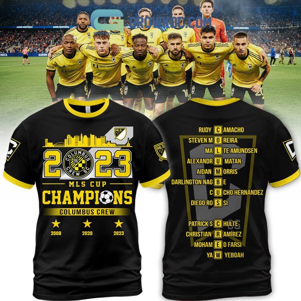 Columbus Crew 2008 2020 2023 Champions Black Version Hoodie Shirts