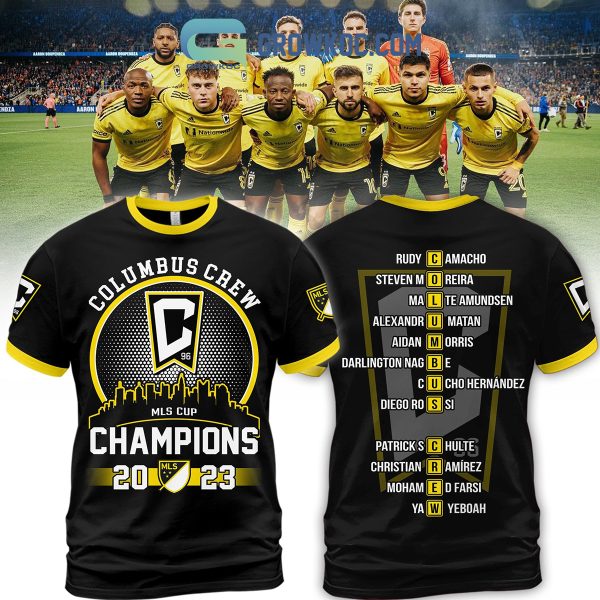 Columbus Crew 2023 Champions Black Version Hoodie Shirts