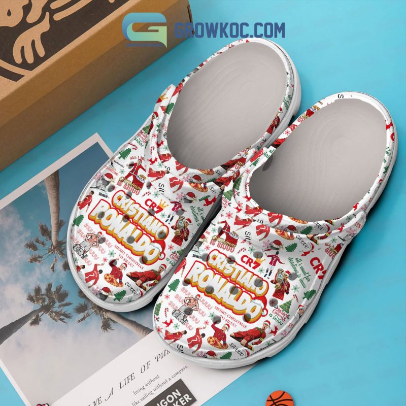 Cristiano Ronaldo CR7 Siuu Christmas Crocs Clogs - Growkoc