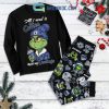 Chicago Bears Grinch They Hate Us Christmas Fleece Pajamas Set Long Sleeve