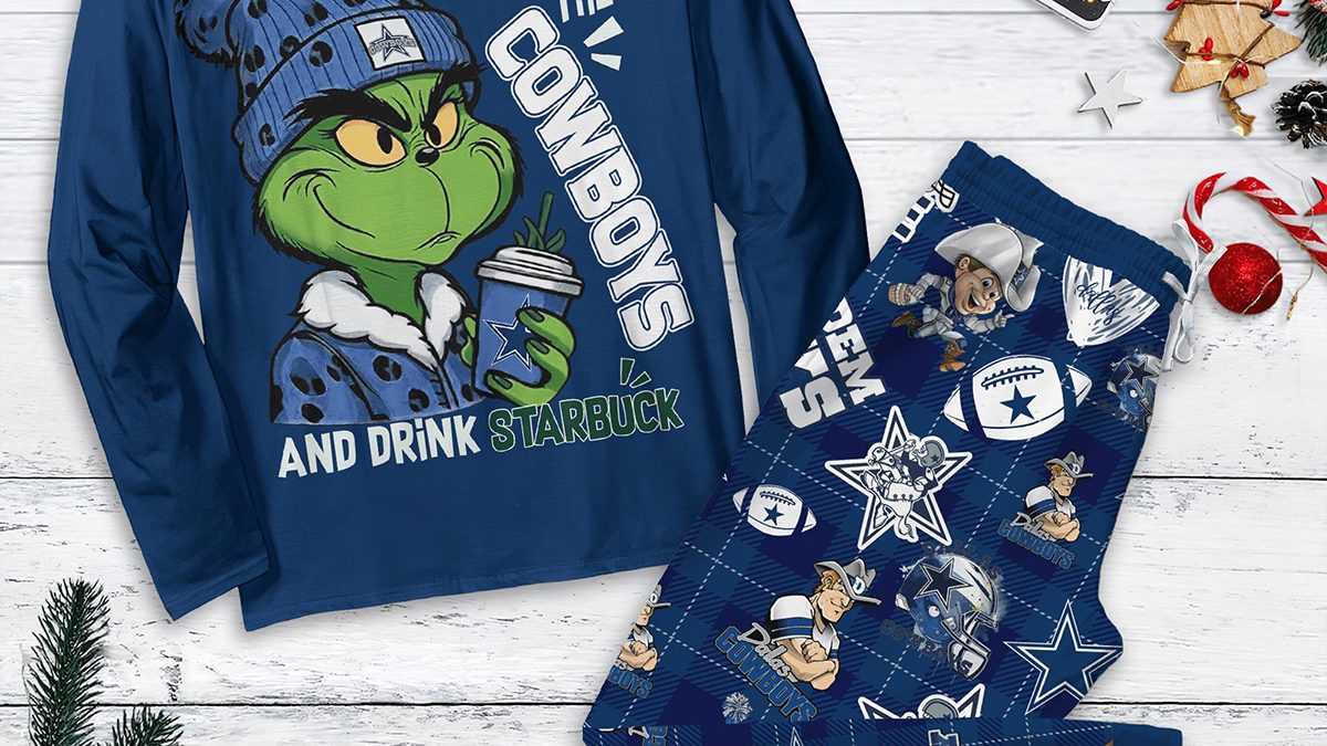 Dallas cowboys discount mens pajamas set