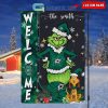 Columbus Blue Jackets Grinch Christmas Personalized House Garden Flag Canvas