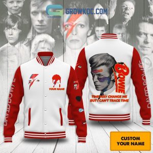 David Bowie Can’t Trace Time Personalized Baseball Jacket