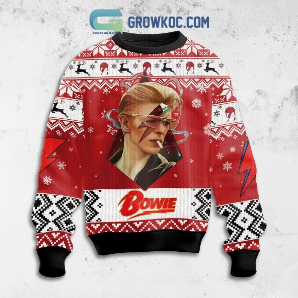 David Bowie Starman Christmas Ugly Sweater