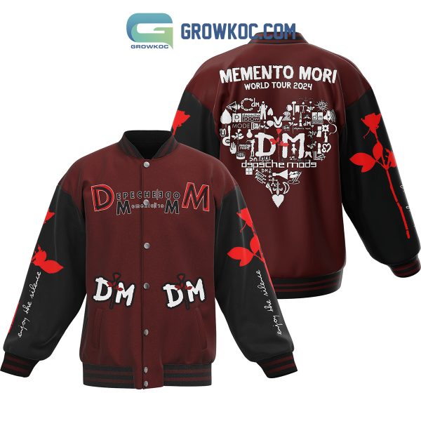 Depeche Mode Memento Mori World Tour 2024 Baseball Jacket