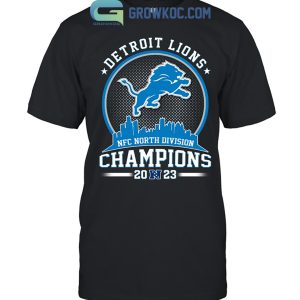 Detroit Lions 2023 Champions T Shirt
