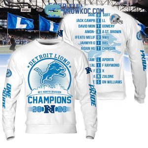Detroit Lions NFC North Division Champions 2023 Hoodie T Shirt
