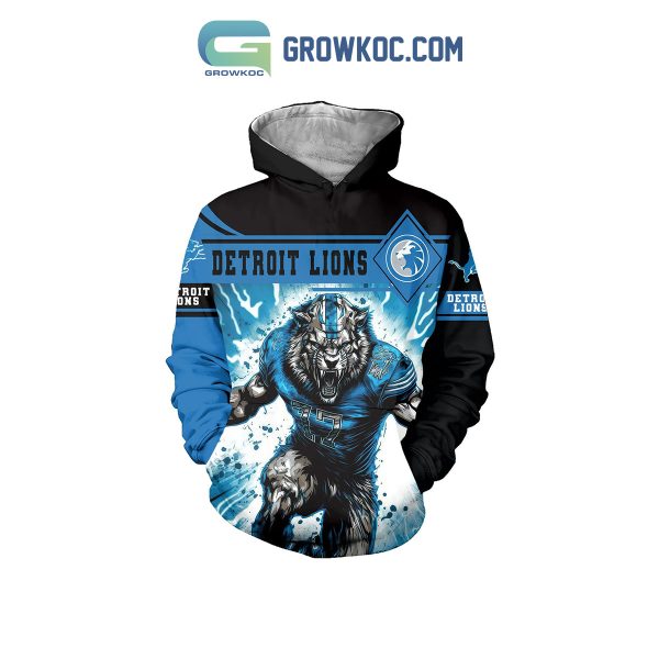 Detroit Lions Roary Personalized Hoodie Legging Set