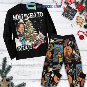 Eric Clapton Christmas Fleece Pajamas Set