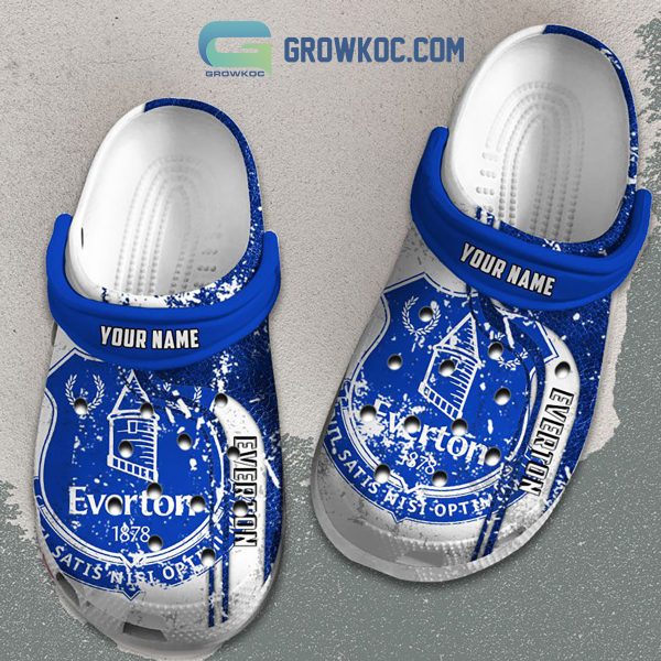 Everton Premier League Football Personalized Crocs Clogs