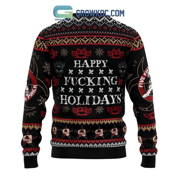 Five Finger Death Punch Skull Ugly Sweater