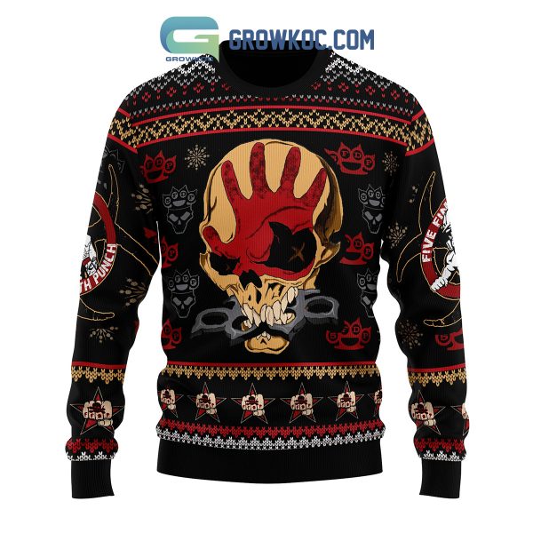 Five Finger Death Punch Skull Ugly Sweater